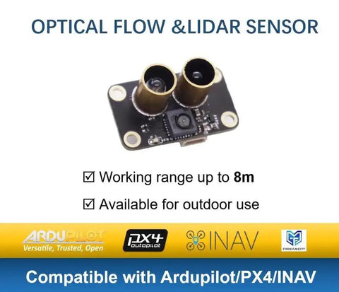 Optical Flow And Lidar Sensor MTF-01 For ArduPilot PX4 INAV Compatible Flight Control Systems Plug-And-Play USB UART Protocol