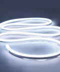 12V LED Strip Lights 16.4 Ft Dope Flexible Neon Rope Light White Waterproof Cuttable And Dimmable Linkable For Cabinets Ceilings Walls Bedrooms And Kitchens