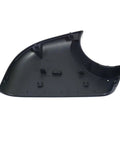 Plug And Play Left Side Outer Rearview Mirror Lower Cover Cap Holder Tray For Tesla Model Y 2020 2023 Black aftermarket part side view