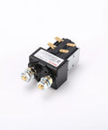 ZJW125D Electric Forklift Truck Main Contactor And Steering Solenoid Valve For Powered Stackers Pallet Lifts Heavy Duty 24V DC Operation Part image showing black contactor with metallic terminals.