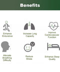 Benefits of Bidirectional Incentive Spirometer For Adults Easy Clean Respiratory Trainer For Stronger Lungs and Better Breath Control.
