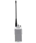 Beefed Up SMA Female Ham Radio Antenna 7.9 Inch Whip For VHF UHF 144 430 MHz With Low VSWR Under 1.5 2.15dBi Gain on radio.