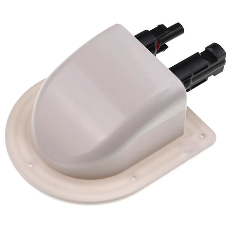 ABS UV Resistant Dual Cable Entry Housing For Solar Projects Waterproof Box With Photovoltaic Connector Ideal For RV Boat Camper Van