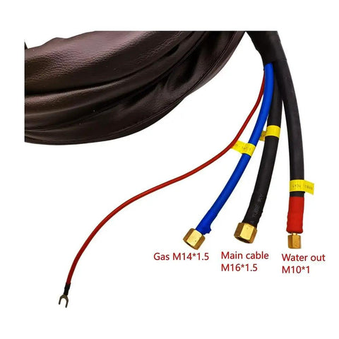Connectors of Plasma Cutting Torch 300A Water Cooled FY-XF300H 15m Straight Torch for CNC Plasma Cutter Machine