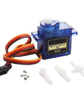SG90 9G micro servo with metal gears, wires, and attachments; part of Ten Pack 9G Micro Servo Motors Kit For Arduino Projects.