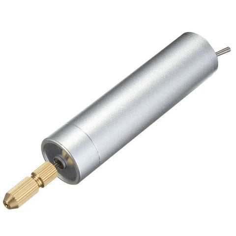 Mini Handheld Micro Drill Kit With Aluminum Body 0.7 To 1.2mm Bits 15 Piece Bit Set 2A Power Supply Included Sweet For Do It Yourself Projects And Small Craft Work Not Suitable For High Hardness Metals, close-up