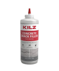 No Sweat Gray Concrete Crack Filler Dry Powder Blend Needs No Mixing Seals Cracks Up To Two Inches Wide Easy Apply Smooth Durable Finish For Driveways And Patios Backyards in bottle.
