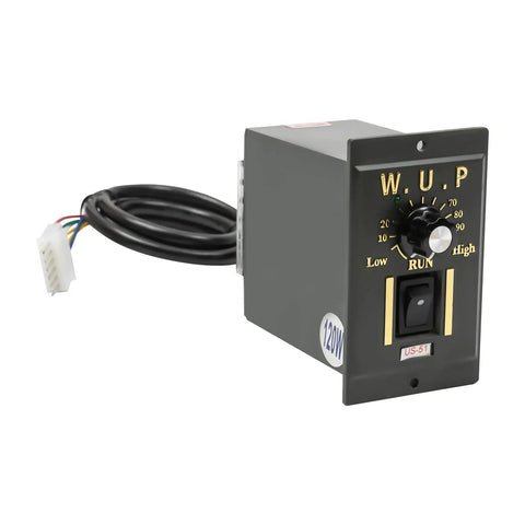 Right Angle Gear Motor 120W 30K Ratio Variable Speed Drive With 90 Degree Output control box 110V Wiring for conveyor systems