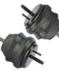 Hardcore Hydraulic Engine Mount Pair Left And Right Fits Cadillac CTS SRX 3.6L V6 Awd 2009 Through 2014, black rubber mounts