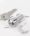 Sturdy Stainless Toolbox Lock And Cabinet Drawer Lock Set With 180 Degree Rotation Unlocking Built Tough Universal Design
