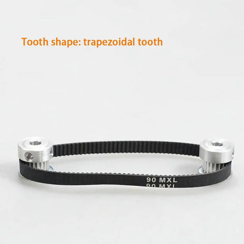 Beefy 300L Close Loop Timing Belt Half Inch Wide Three Eighth Inch Pitch Trapezoidal Tooth Design Neoprene Fiberglass Core