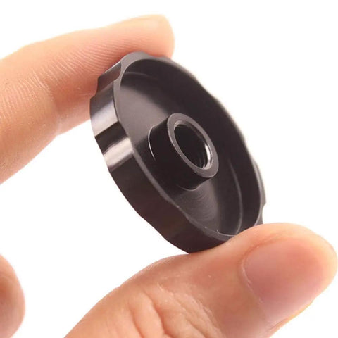 CNC Aluminum Mountain Bike Fork Cap Protector Black for Front Suspension Upgrade Lightweight Valve Cover