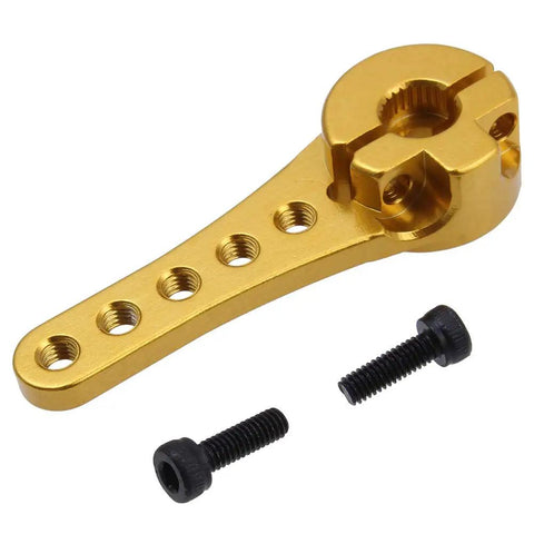 CNC Aluminum 25T Servo Horn Steering Clamping Arm For 1/8 And 1/10 RC Crawlers, Fits Multiple Brands Including Futaba Savox Power HD Xcore