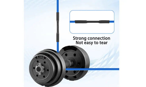 Heat Shrink Tubing Kit 150 Pcs With 3:1 Shrink Ratio Adhesive-Lined Marine Grade Black Wrap connected to blue wire with dumbbell