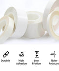 Image of UHMW Polyethylene Tape For Surface Protection And Squeak Reduction showing rolls of low friction, abrasion resistant tape.