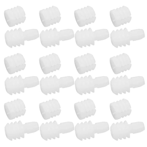 Get A Sweet Deal On This 80 Pcs White Nylon Cabinet Expansion Plug Set, The Ultimate Threaded Inserts Furniture Repair Kit For Solid Wood Screws And Hinge Mounting Jobs That Truly Hold Tight So You Can Fix Any Damaged Cabinet Without Stress Or Hassle At. 80 white nylon expansion plugs