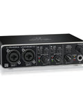 USB Audio Interface 2x2 24 Bit 192 kHz With Midas Preamps For Studio Grade Recording Of Microphones And Instruments On Mac Or PC