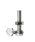 Stainless Steel Hex Bolts And Nuts Kit For M4 M5 M6 Metric Set With Heavy Duty Threads And Durable Fasteners For Home DIY Auto Repairs And Industrial Projects, M6 bolt