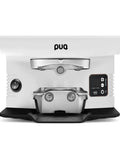 Premium Electric Coffee Tamper For Espresso Lovers, Hella Consistent Automatic Pressing Tool with tunable pressure, front view.