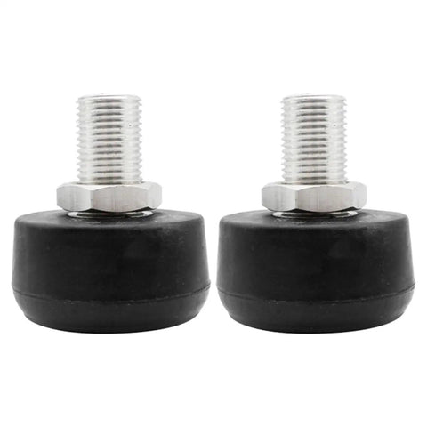 Two Pack Roller Skate Toe Stops Adjustable Rubber Brake Blocks Round Shape Replacement Parts For Quad Skates Indoor Outdoor Use