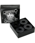 Box of four Skateboard Wheels With Cheapshots Bearings Eight Bearings And Bighead Sticker Removable Black Shields