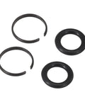 Professional Grade Impact Wrench Retainer Ring Kit With Sealed O Rings Two Pack featuring black retainer clips and O-rings for pneumatic tools.
