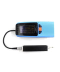 No Fuss Portable Digital Surface Roughness Gauge With Slick Two Point Four Inch Color Screen And Quick Charge Battery showing measurement display.