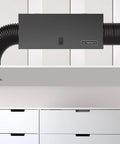 Inline Filter Box For 8 Inch Duct Fans With High Efficacy Filter Whole House HVAC Filtration Kit above cabinets