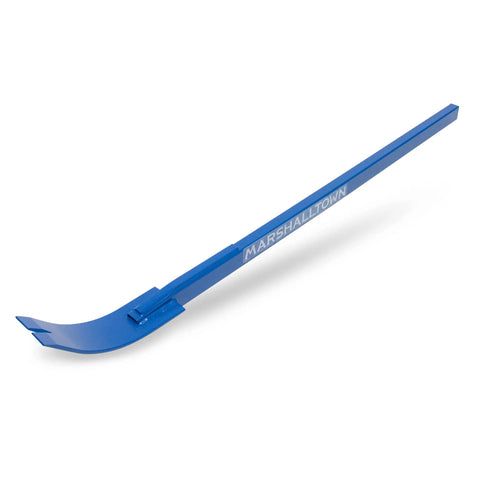 Little Monster Pry Bar 46 Inch All Steel Tool With Powder Coated Finish For Prying Concrete Forms And Embedded Objects Heavy Duty USA Made Pry Bar For Demolition And Construction displayed