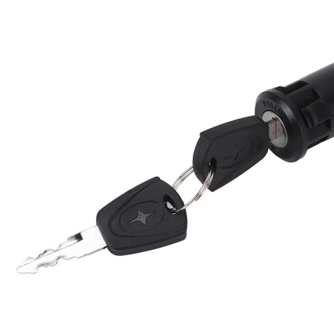Ignition switch with keys for 48V 1000W Brushed Motor Speed Controller for electric bicycles, tricycles, and motorcycles.