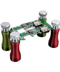 Magnetic PCB Holder Set With Four Strong Magnetic Fixtures For Soldering And Desoldering Universal PCB Alignment And Fixation Pro Grade Handy Soldering Station Accessory For Electronics Repair And Rework.