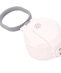 Game Changing Portable USB Rechargeable Electric Water Heater, 500 Ml Travel Heating Cup With 16000 Mah Battery, top view with handle.