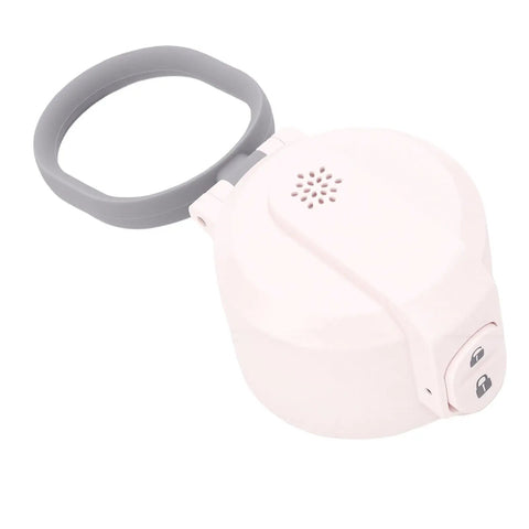 Game Changing Portable USB Rechargeable Electric Water Heater, 500 Ml Travel Heating Cup With 16000 Mah Battery, top view with handle.