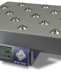 Heavy Duty 150 Lb Digital Bench Scale With Ball Top Pan, features flat design and LCD display for trade and shipping.