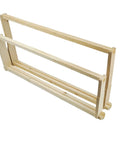 Deep Langstroth Beehive Frames 65 Spikes Deep Brood, Pine Wood With Natural Beeswax Finish, 20 Pack for beekeeping enthusiasts