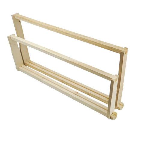 Deep Langstroth Beehive Frames 65 Spikes Deep Brood, Pine Wood With Natural Beeswax Finish, 20 Pack for beekeeping enthusiasts