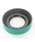 Grease Seal 12383 for industrial equipment, showing single seal design, keeps lubricants in and contaminants out, teal color.