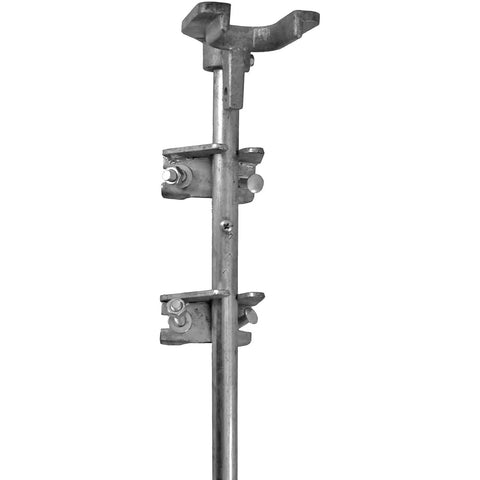 Chain Link Drop Rod Pin Latch for One to Three Eighths Inch Double Gate Frame 36 Inch Long Cane Bolt Style Replacement Easy Gate Security