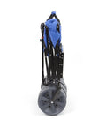 Go To All Terrain Beach Wagon With Side Table For Beach Day Picnic And Camping Heavy Duty Collapsible Cart folded view