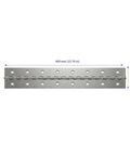 4 Pack Piano Hinges 15.7 x 2 Inches Stainless Steel Continuous Hinge Silver shown with dimensions, heavy duty, easy install