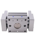 Front view of Wide Pneumatic Gripper Finger Cylinder MHL2-25D MHL225D Double Acting Parallel Gripper for heavy-duty automation