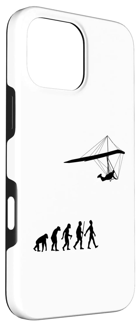 Hang Gliding Case For Phones With Funny Hang Glider Art Ideal Gift For Men Women Hang Glider Lovers And Air Sports Fans Cool Outdoor Flying Gear For Birthdays And Christmas, featuring evolution hang glider design.