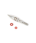 100 Grain Screw In Archery Field Points For Recurve And Compound Bow Target Practice, stainless steel tip with O-rings