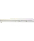 Heavy Duty Crisper Drawer Glide Slide Rail Left And Right Compatible With Ge Refrigerator Wr72X239 Wr72X240 showing a white left rail.