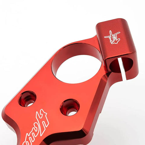 CNC Machined Aluminum Lowering Triple Tree Front End Upper Top Clamp For Hayabusa GSXR1300 1999-2020 Red Finish Dope Fit