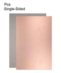 Single Sided Copper Clad FR4 PCB Board 300x200mm 1.6mm Thick For DIY Prototyping, copper side view