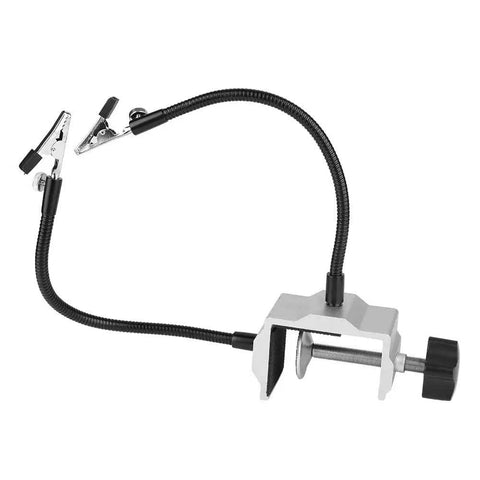 Beefy Flexible Metal Arm Soldering Clamp With Adjustable Multi Angle Stand For Electronics PCB DIY Projects And Helping Hand