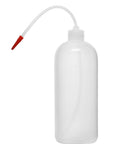 1 Liter Clear Polyethylene Wash Bottle With Tough As Nails Build, Screw Cap And Flexible Delivery Tube For Easy Liquid Dispensing Includes Tube Cap Built To Last, Temperature Safe From Minus 50C To 80C, Resistant To Acids And Alcohols.