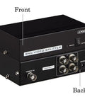 1 Input 4 Output BNC Video Splitter Box Coaxial Distributor Amplifier For Video Monitoring System CCTV Security Camera Setup