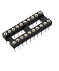 DIP IC Socket Adapter Kit For Through Hole Electronics 2.54mm Pitch 20 Pin Double Row Soldering Sockets 7.6mm Spacing 10 Pack